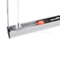 LED Linear Light SAMSUNG Chip 40W Hanging Suspension White Body 4000K 1200x50x65mm - 3