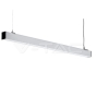 LED Linear Light SAMSUNG Chip 40W Hanging Suspension White Body 4000K 1200x50x65mm - 4