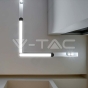 25W LED Magnetic Linear Light L Shape 3000K Black Body - 8