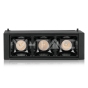 3 x1W LED Magnetic SMD Linear Spotlight Black IP20 24V 3000K - 1