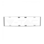 Aluminium Frame 300 x 1200 Screw Fixed White - 2