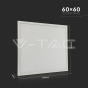 Panel LED 40W 600 x 600 mm 6500K Incluido Driver 6uds/SET - 5