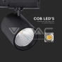 35W LED Tracklight Aluminum 4000K Black Body - 2