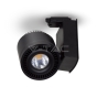 45W LED Track Light CRI>95 Black Body White - 1