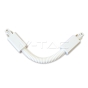 Accesorio Flexible 4 Líneas Carril Blanco - 1