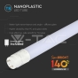 Tubo de LED T8 7W 60 cm Nanoplástico Sin Rotación 4000K 160 lm/W - 3