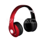 Auriculares inálambricos Bluetooth diadema ajustable 500mAh rojos W/BAG - 1