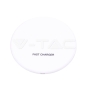 Wireless Charger 5A Fast Charging Round White - 1