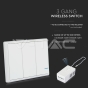Interruptor Wireless 3 botones IP54 - 4