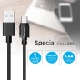 1m. Micro USB Cable Black Platinum Series - 2