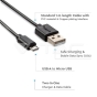 Micro cable USB 1 m. Negro Pearl Series - 2