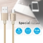 1m. Micro USB Cable Gold Platinum Series - 2