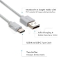 Cable USB 1m. Tipo C Blanco Pearl Series - 2