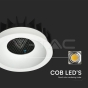 18W LED Honey COMB Downlight Bridgelux Chip 3in1 White Ring + Black Heating - 2