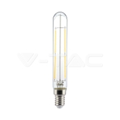 Bombilla LED 4W E14 T20 Filamento Cristal Transparente 3000K