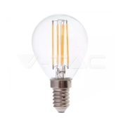 LED Bulb 6W Filament E14 P45 Clear Cover 6400K