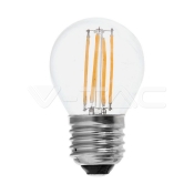LED Bulb 6W Filament E27 G45 Clear Cover 6500K