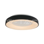 Plafón Decorativo LED 49W 60*9CM Cuerpo Negro 3000K