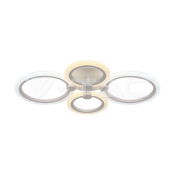 Lámpara de techo regulable de 51W LED cuerpo blanco con mando a distancia IP20