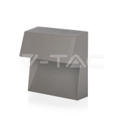 3W LED Steplight Grey Body Square Warm White