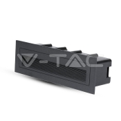 Lámpara de peldaño 6W LED cuerpo negro 3000K