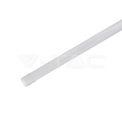 Kit de montaje para tiras de LED de aluminio con difusor opaco 2000 x 17.2 x 15.5mm