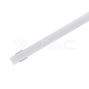 Kit de montaje para tiras de LED de aluminio con difusor blanco 2000 x 17.2 x 15.5mm