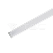 Kit de montaje para tiras de LED de aluminio con difusor opaco 2000 x 30 x 20mm
