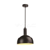 Plastic Pendant Lamp Holder E14 Slide Aluminium Shade Black