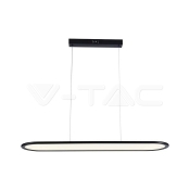 24W LED Hanging Lamp (80*100CM) 3000K Black Body