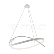 48W LED Designer Hanging Light 800*1200mm Triac Dimmable 4000K White
