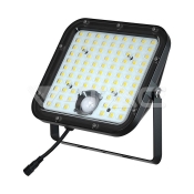 Foco Proyector Solar LED 30W LiFePo Batería 3.7V Negro 6000K