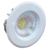 10W LED COB Downlight Reflector Cuerpo Blanco - Blanco