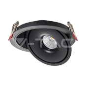 Downlight LED COB 20W 3 en 1 Cuerpo Negro