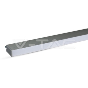 LED Linear Light SAMSUNG Chip 40W Hanging Suspension Silver Body 6400K
