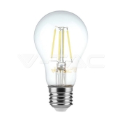 Bombilla LED 6W Filamento E27 A60 Transparente 4000K