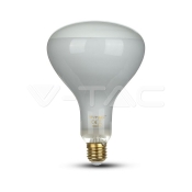 LED Bulb 8W Straight Filament E27 R125 Dimmable 2700K