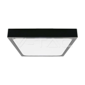 Plafón de LED 18W Cuadrado Marco Negro 4000K IP44