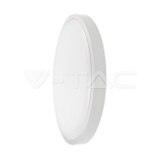 30W LED Dome Light Round White Frame 4000K IP44