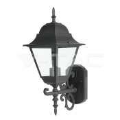 Wall Lamp Large Matt Black Up Е27