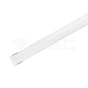 LED Strip Mounting Kit With Diffuser Aluminum 2000 x 15.8 x 15.8mm White Housing