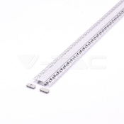 LED Strip Mounting Kit With Diffuser Aluminum Milky Gypsum Wide 2000mm