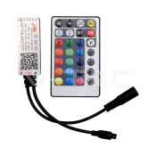 Controlador Wifi con Mando a Distancia 3 en 1 RGB 28 Botones
