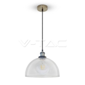 Vintage Glass Pendant Light Transparent Ф300