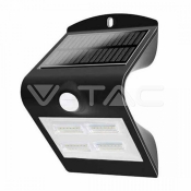 3W LED Solar Wall Light 3000K+4000K Black Body