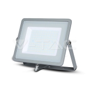 100W LED Floodlight SMD SAMSUNG Chip Slim Grey Body 3000K