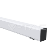 LED Linear Light SAMSUNG Chip 40W Hanging Suspension White Body 4000K 1200x50x65mm